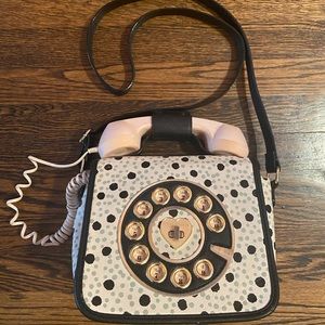 Betsey Johnson Telephone Crossbody handbag